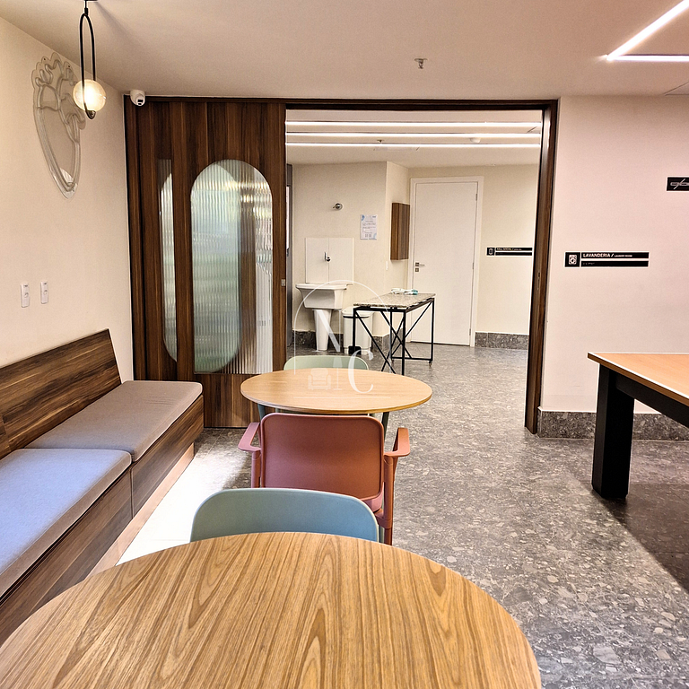 Studio moderno - Acad/Sauna / Metrô Carioca