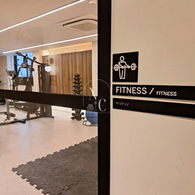 Studio moderno - Acad/Sauna / Metrô Carioca