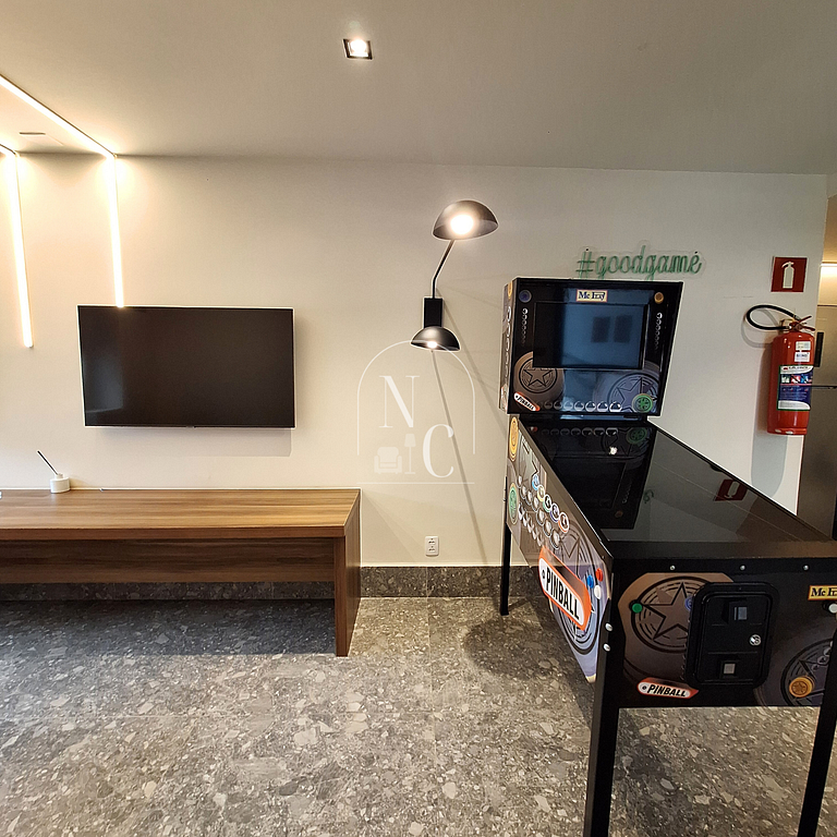 Studio moderno - Acad/Sauna / Metrô Carioca