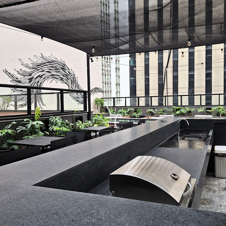 Studio moderno - Acad/Sauna / Metrô Carioca