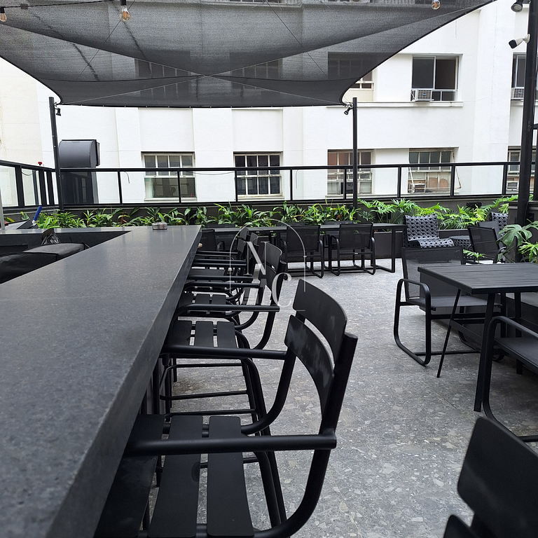 Studio moderno - Acad/Sauna / Metrô Carioca