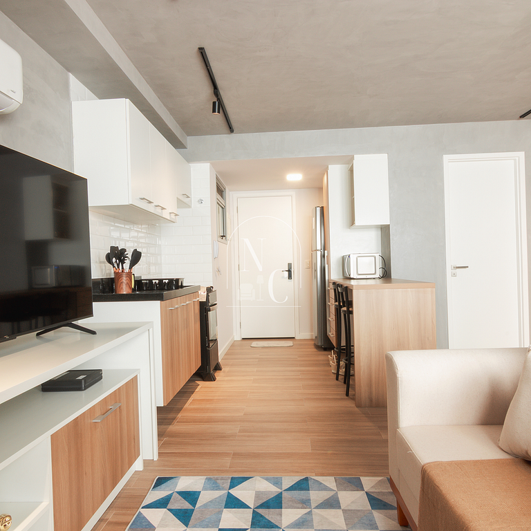 Studio Moderno Infraestrutura completa com Piscina