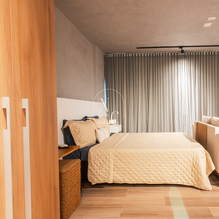 Studio Moderno Infraestrutura completa com Piscina