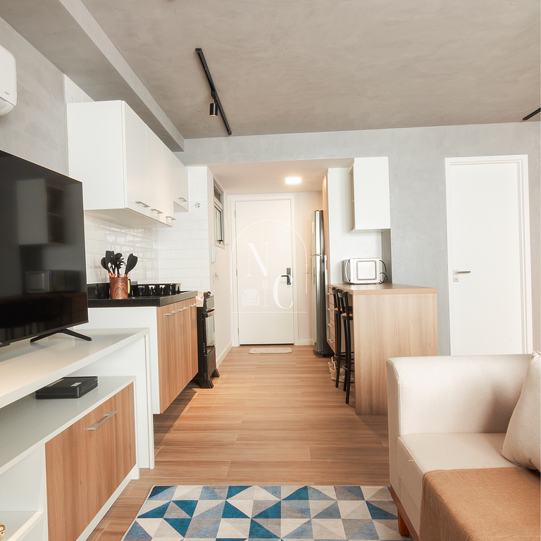 Studio Moderno Infraestrutura completa com Piscina