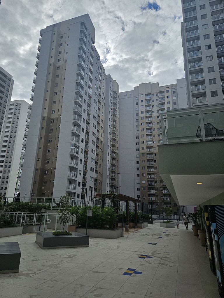Apê 2 Quartos novo - Piscina e infra completa