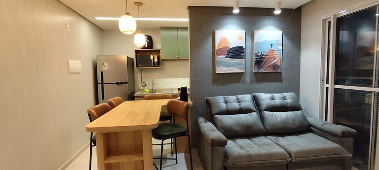 Apê 2 Quartos novo - Piscina e infra completa