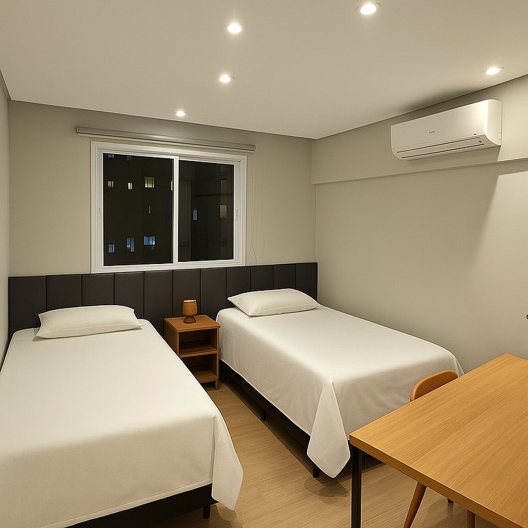 Apê 2 Quartos novo - Piscina e infra completa