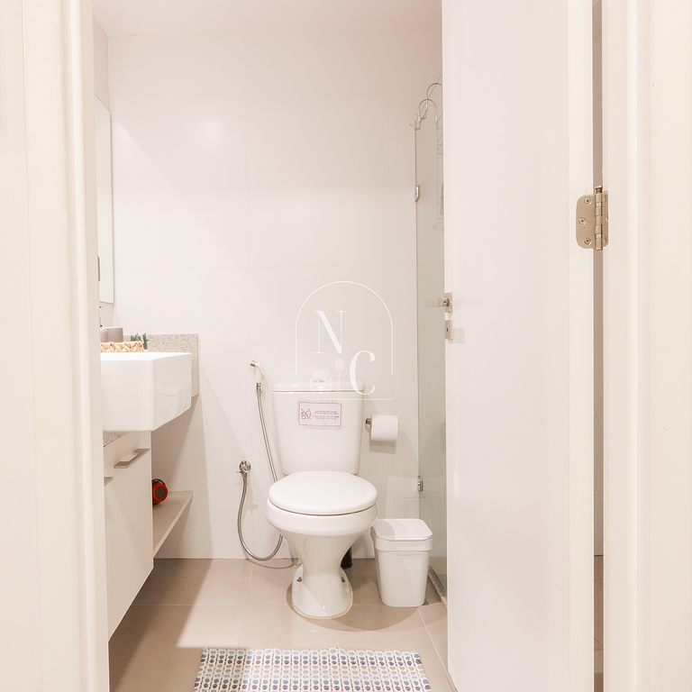 Estudio con vistas a Arcos da Lapa - piscina y gimnasio