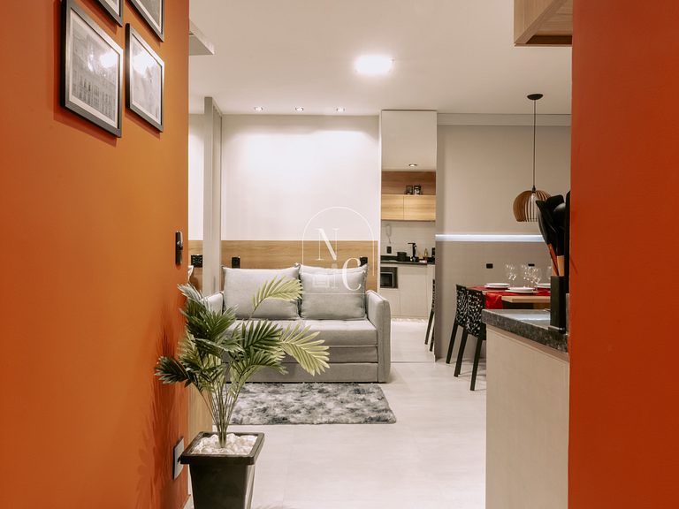 Studio Novo - Metrô Carioca c/ Sauna e Academia