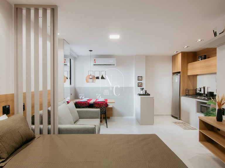 Studio Novo - Metrô Carioca c/ Sauna e Academia