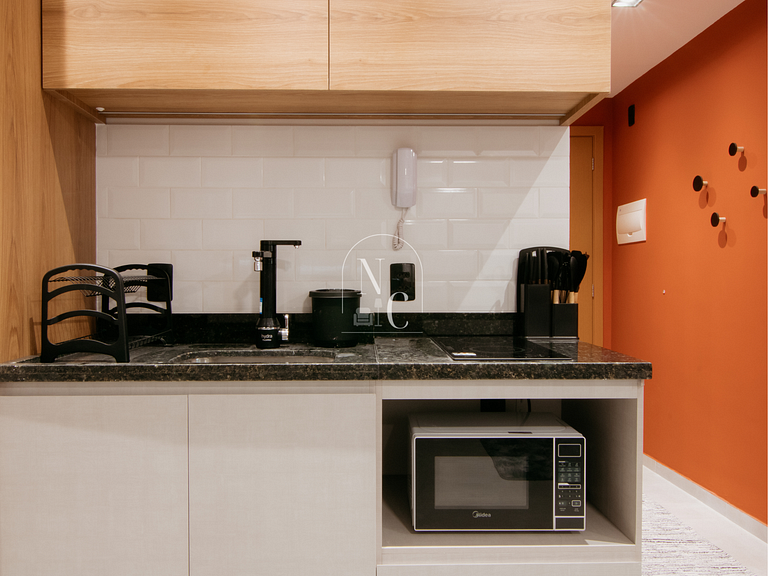 Studio Novo - Metrô Carioca c/ Sauna e Academia