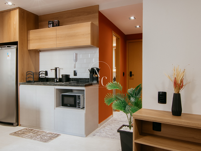 Studio Novo - Metrô Carioca c/ Sauna e Academia