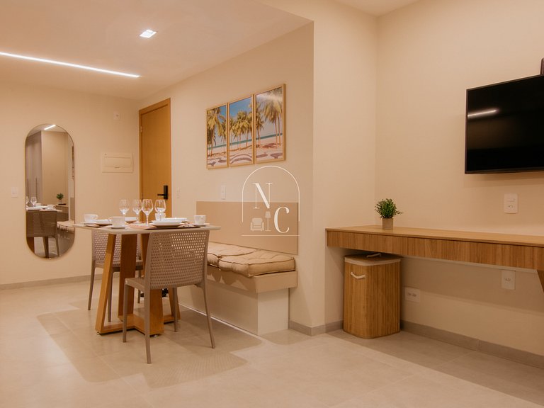 Studio moderno - Acad/Sauna / Metrô Carioca