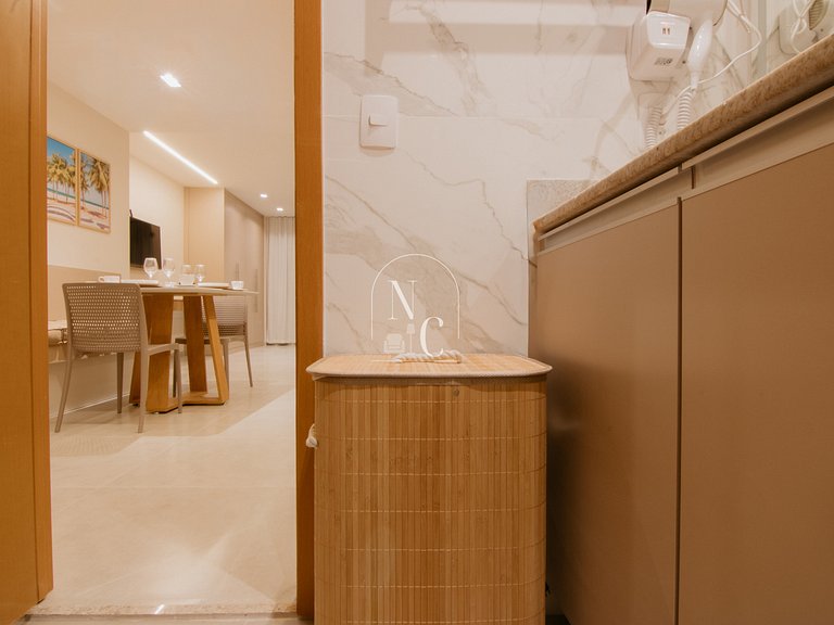 Studio moderno - Acad/Sauna / Metrô Carioca