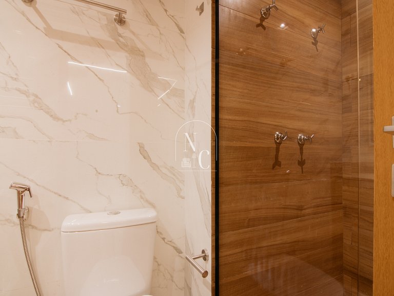 Studio moderno - Acad/Sauna / Metrô Carioca