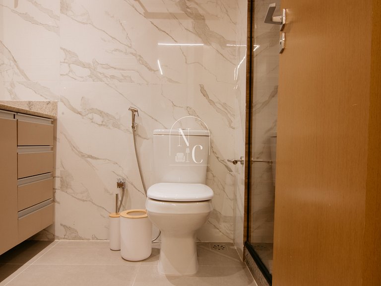 Studio moderno - Acad/Sauna / Metrô Carioca