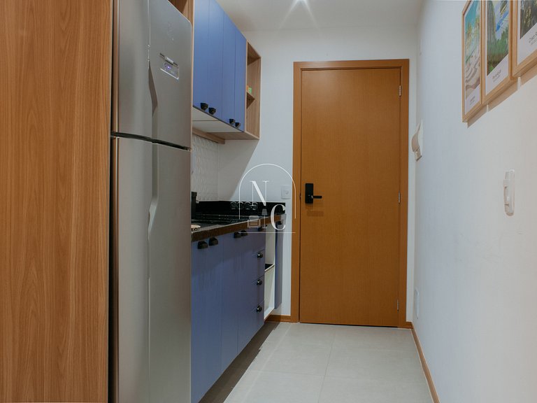 Studio moderno - Acad/Sauna / Metrô Carioca