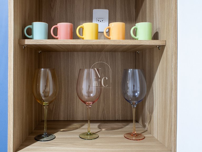 Studio moderno - Acad/Sauna / Metrô Carioca