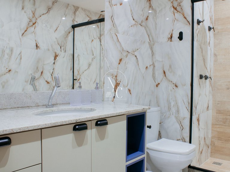 Studio moderno - Acad/Sauna / Metrô Carioca