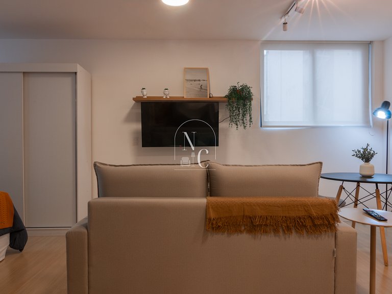 Amplio y confortable estudio en el centro de Río de Janeiro.