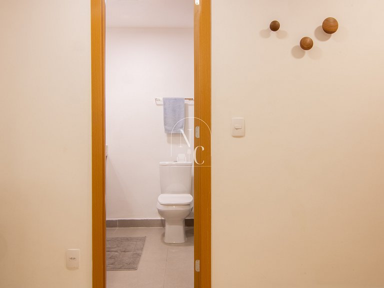 Studio prox. metrô - Acad/ Sauna/ Vista Cristo