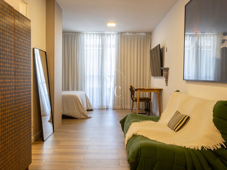 Studio sympa avec piscine au centre-ville de RJ